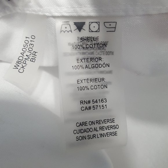 Calvin Klein Button Down Top w/Detail on Sleeves - Picture 7 of 8